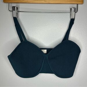 Aritzia Babaton sculpt knit bra top Teal Women’s Large